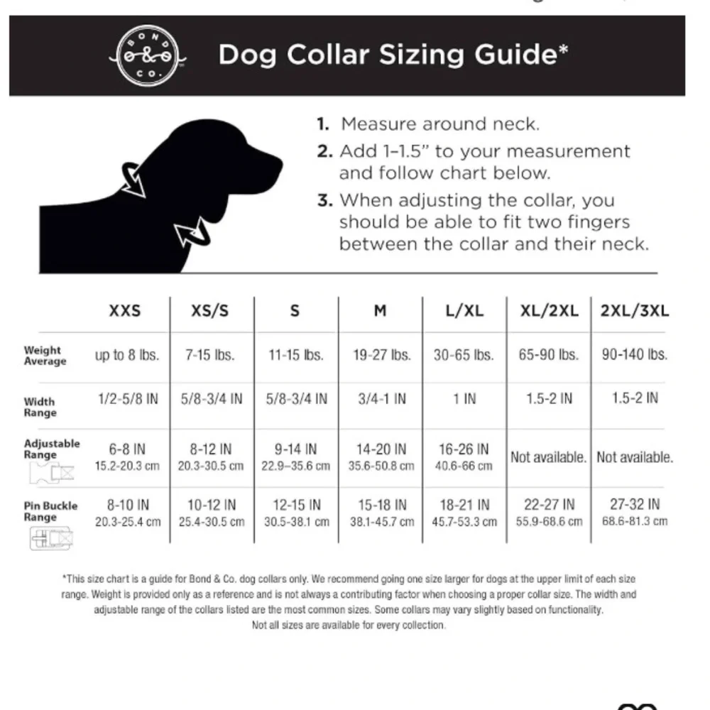 Bond & Co NWT Black and Gold Dog Collar with Polka Dot Design L/XL Pet Lovers